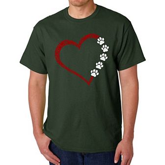 Meow Heart - Men's Word Art T-Shirt