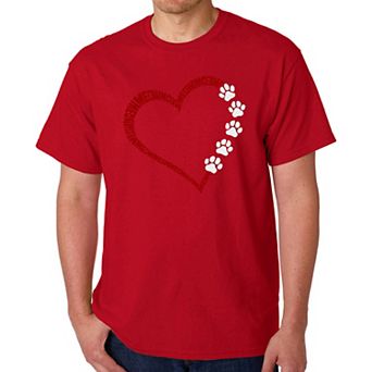 Meow Heart - Men's Word Art T-Shirt
