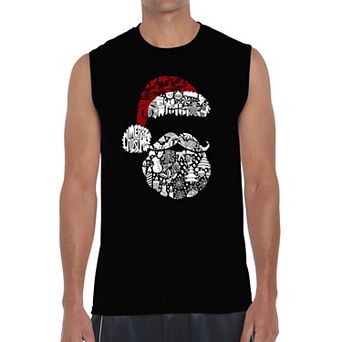 Santa Pics - Men's Word Art Sleeveless T-Shirt