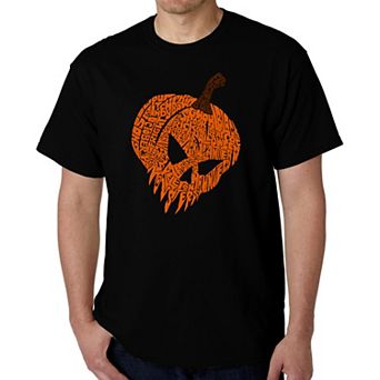 Evil Pumpkin - Men's Word Art T-Shirt