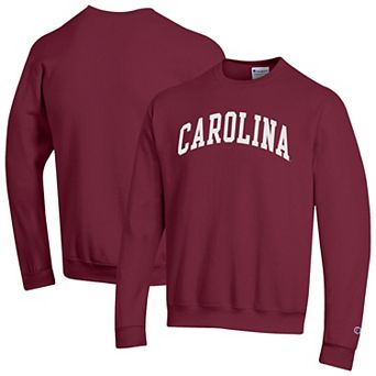 Men's Champion Garnet South Carolina Gamecocks Basic Arch Fleece Pullover Sweatshirt