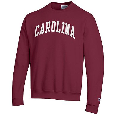 Men's Champion Garnet South Carolina Gamecocks Basic Arch Fleece Pullover Sweatshirt