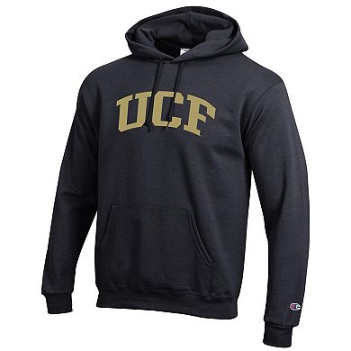 Men's Champion Black UCF Knights Basic Arch Fleece Pullover Hoodie