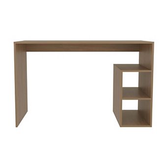 Benson Desk, 3 Shelves, Light Pine