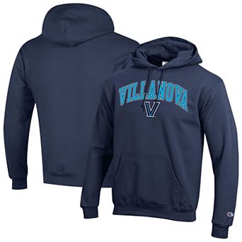 Men's Champion Navy Villanova Wildcats Arched Logo Fleece Pullover Hoodie