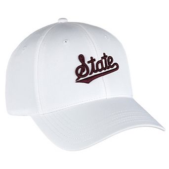 Men's Ahead White Mississippi State Bulldogs Stratus AeroSphere Adjustable Hat
