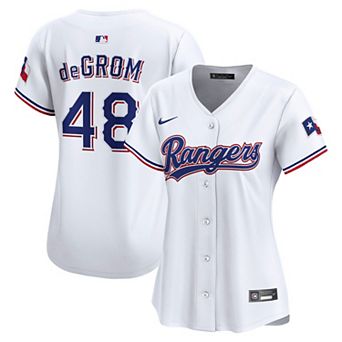 Women's Nike Jacob deGrom White Texas Rangers Home Limited Player Jersey