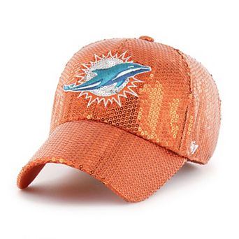 Women's�'47 Orange Miami Dolphins Dazzle Clean Up Adjustable Hat