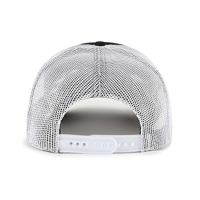 Men's '47 Black Tampa Bay Rays Meander Foam Trucker Snapback Hat