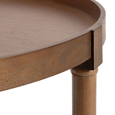 Bellport Round Wood Coffee Table 28x28