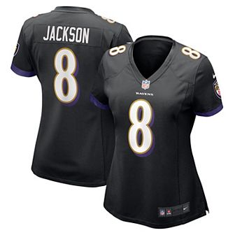 Women's Nike Lamar Jackson Black Baltimore Ravens Alternate Game Jersey