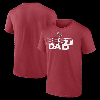 Men's Cardinal Arizona Cardinals Best Dad T-Shirt
