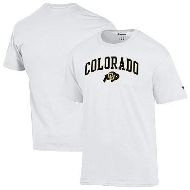 Men's�Champion White Colorado Buffaloes Arched Logo T-Shirt