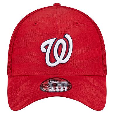 Men's New Era Red Washington Nationals Subtle Camo 39THIRTY Flex Hat