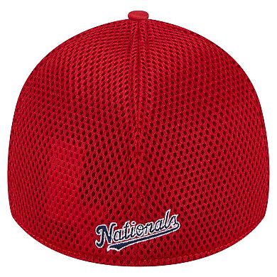 Men's New Era Red Washington Nationals Subtle Camo 39THIRTY Flex Hat
