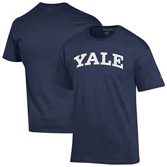 Men's Champion Navy Yale Bulldogs Basic Arch T-Shirt