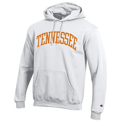 Men's Champion White Tennessee Volunteers Basic Arch Fleece Pullover Hoodie