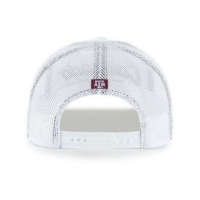Men's '47 White Texas A&M Aggies Garner Rope Trucker Adjustable Hat