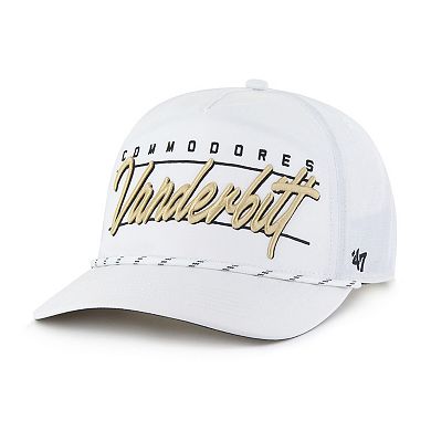 Men's '47 White Vanderbilt Commodores Condor Hitch brrr� Adjustable Hat