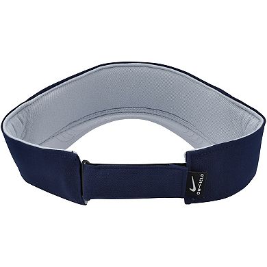 Men's Nike Navy Michigan Wolverines On-Field Ace Performance Adjustable Visor