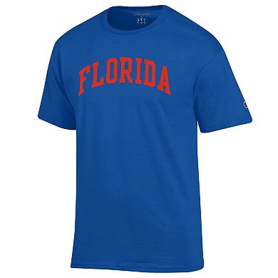 Men's Champion Royal Florida Gators Basic Arch T-Shirt
