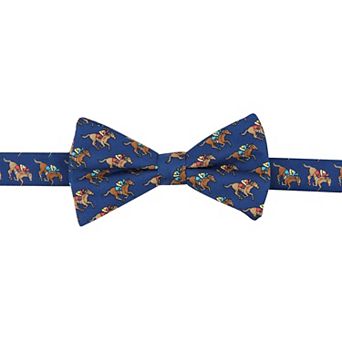 Men's Bespoke Race Horses Pre-Tied Bowtie
