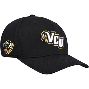 Men's Top of the World Black VCU Rams Reflex Hybrid Tech Flex Hat