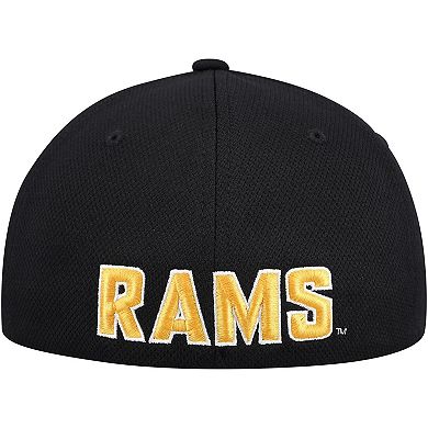 Men's Top of the World Black VCU Rams Reflex Hybrid Tech Flex Hat