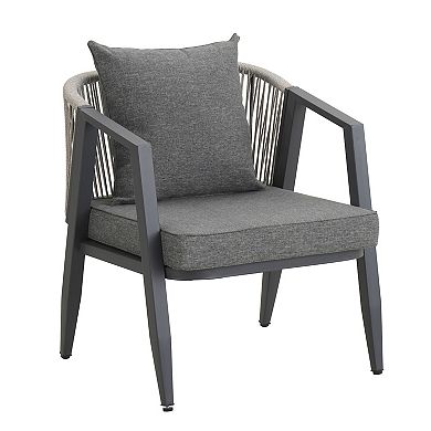 Merax Durable and Comfortable Outdoor Seating Set,Suitable for Patios, Lawns, and Poolsides