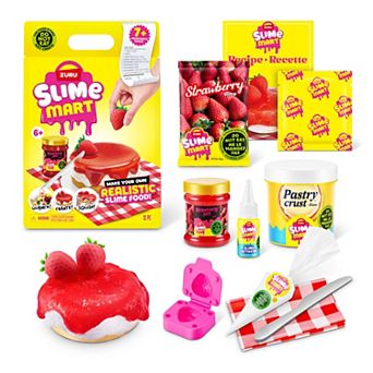 ZURU Slime Mart 12 pc Strawberry Cheesecake Slime Making Kit