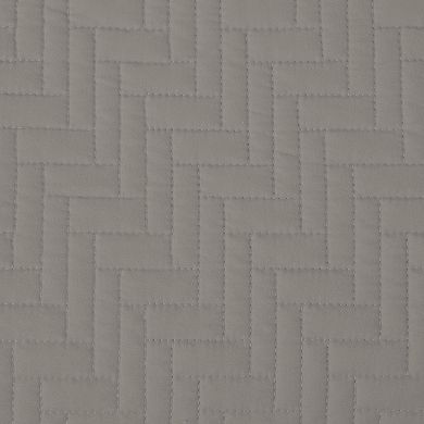 Madelinen® Herringbone Stitched Microfiber Quilt Set with Shams