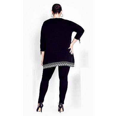Avenue Women's Plus Size Alena Print Tunic