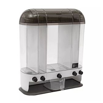 Rice Dispenser Dry Food Dispenser Kitchen Grain 2 tier