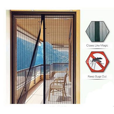 Magnetic Screen Mesh Mosquito Net Bug Door Curtain Hands Free