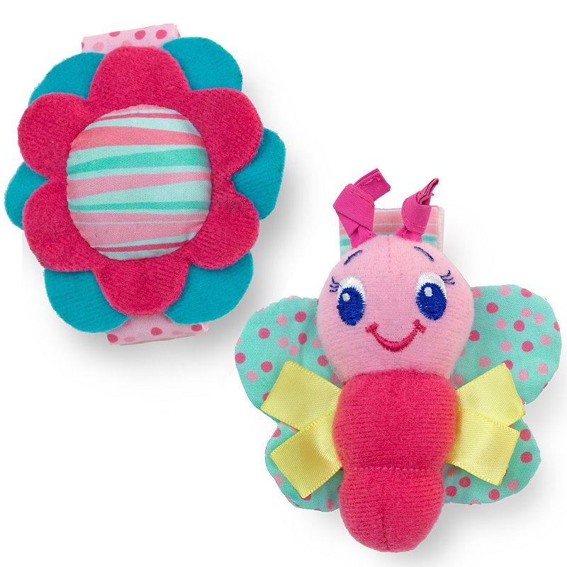 UPC 074451089754 product image for Bright Starts Pretty In Pink Rattle Me Princess Bracelets | upcitemdb.com