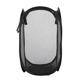 Mesh Hamper Foldable Laundry Bag Storage Basket