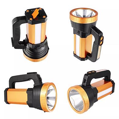 Rechargeable Ultra Bright LED Searchlight Zoom Spotlight Flashlight