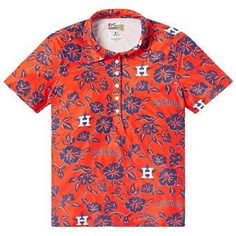 Women's�Reyn Spooner Orange Houston Astros Pua Performance Polo