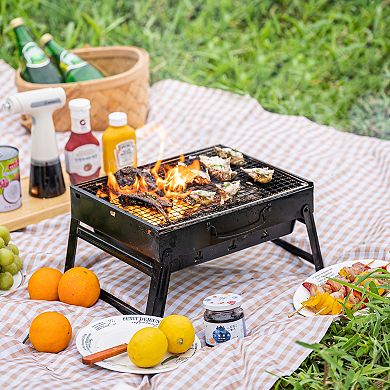 Portable Charcoal Grill Foldable