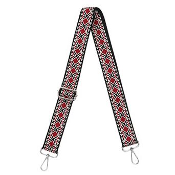 Purse Strap Replacement, 27.5-53inch Adjustable Polyester Stylish 1.5" Wide Crossbody Shoulder Strap
