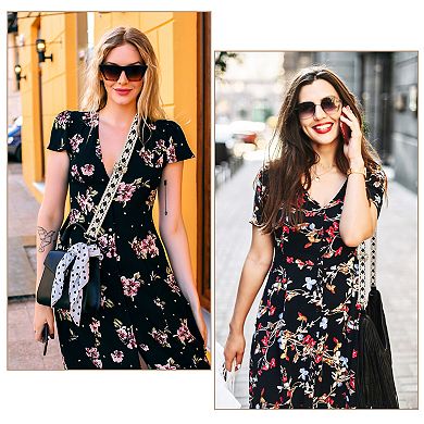 Purse Strap Replacement, 27.5-53inch Adjustable Polyester Stylish 1.5" Wide Crossbody Shoulder Strap