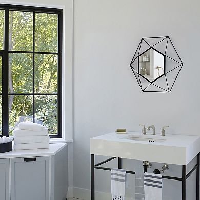 Set of 2 Star Shaped Wall Mounted Mirror