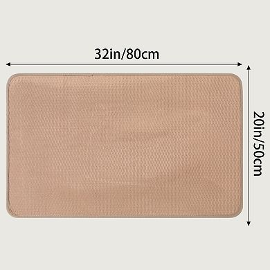 1 Pcs Bathroom Rugs Mat, Soft and Absorbent Bath Rugs, Non-Slip Bath Floor Mats for Sink 16" x 24"