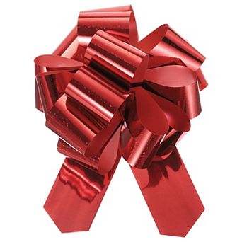 10 pc 6 Inch Metallic Large Big Pull Bow Gift Wrapping Bows Ribbon for Wedding Car Baskets Presents