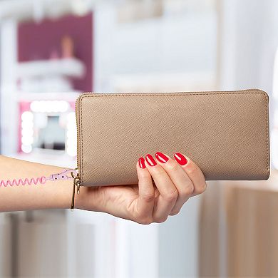 Retractable Coil Springs Keychain, 5 Pack Anti-lost Key Chain Holder Lanyard Cord with Lobster Clasp