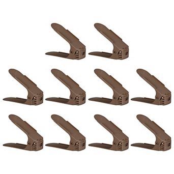 Shoe Slots Organizer 255x 95x 200mm, Adjustable Double Layer Rack Pack of 20