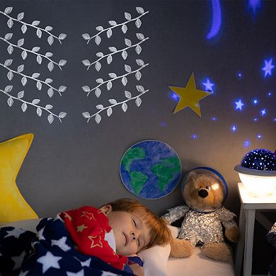 44 Yards Pink Leaf Ribbon, Leaves Trim Rope Artificial Leaf String for Wreath Making Gift Wrapping