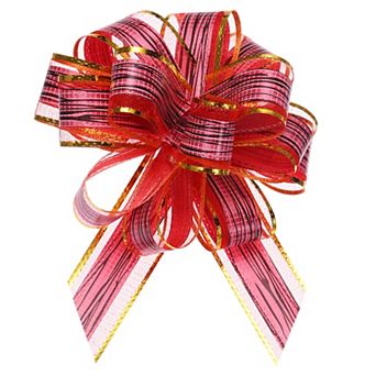 20 pc 6" Large Pull Bow Gift Wrapping Bows Ribbon Organza for Wedding Baskets Presents