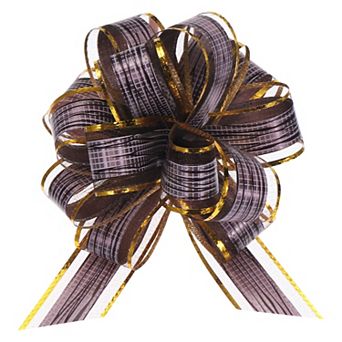 20 pc 6" Large Pull Bow Gift Wrapping Bows Ribbon Organza for Wedding Baskets Presents