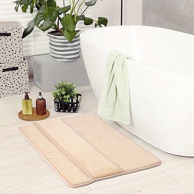 1Pcs Bath Mat, Absorbent Non Slip Bath Rug, Bath Rug Carpet for Bathroom Floor, Tub 20"x32"